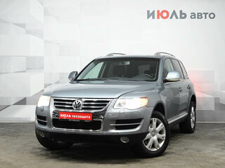 2008 Volkswagen Touareg I Рестайлинг, серый, 830000 рублей, вид 1