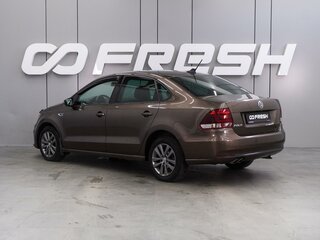 2019 Volkswagen Polo V Рестайлинг, коричневый, 1569000 рублей, вид 2