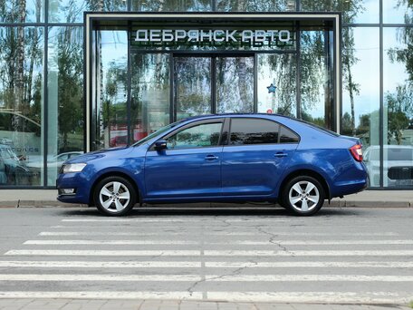 2019 Skoda Rapid I Рестайлинг, синий, 1230000 рублей, вид 2