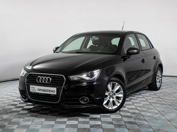 2012 Audi A1 I (8X), чёрный, 1029000 рублей