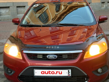 2008 Ford Focus II Рестайлинг, красный, 415000 рублей, вид 3