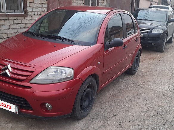 2009 Citroen C3 I Рестайлинг, красный, 350000 рублей - вид 3