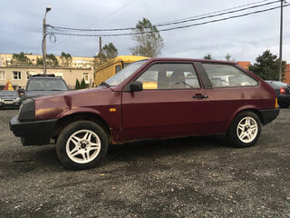 1989 Lada (ВАЗ) 2108 21086, пурпурный, 95000 рублей, вид 5