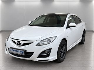 2012 Mazda 6 II (GH) Рестайлинг, белый, 820000 рублей, вид 1