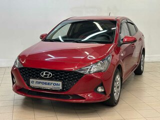 2021 Hyundai Solaris II Рестайлинг, красный, 1595000 рублей, вид 1