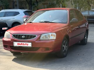 2005 Hyundai Accent ТагАЗ II, красный, 325000 рублей, вид 1