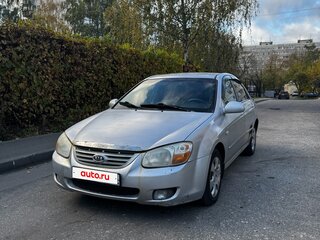 2007 Kia Cerato I Рестайлинг, серебристый, 350000 рублей, вид 2