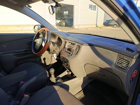2010 Kia Rio II Рестайлинг, голубой - вид 12