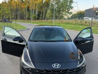 2021 Hyundai Elantra VII (CN7), чёрный, 1590000 рублей, вид 1