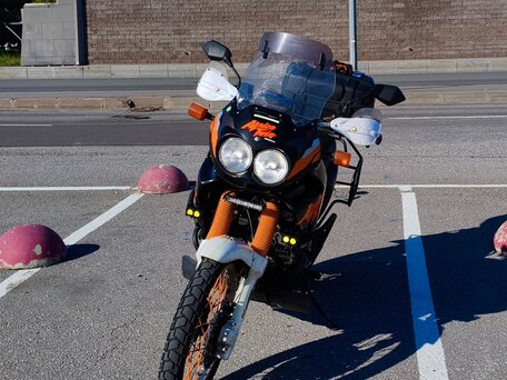1996 Honda XRV 750 Africa Twin, чёрный, 525000 рублей, вид 2