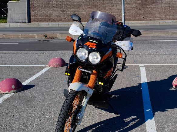 1996 Honda XRV 750 Africa Twin, чёрный, 525000 рублей - вид 1