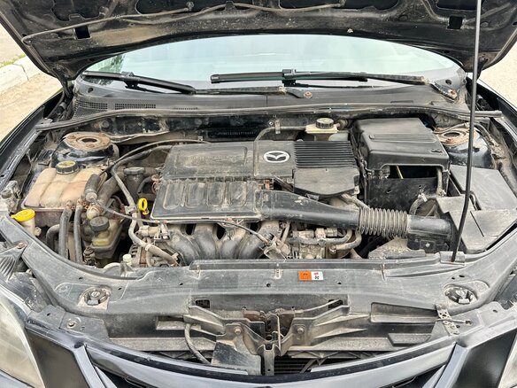 2008 Mazda 3 I (BK) Рестайлинг, чёрный, 470000 рублей - вид 9
