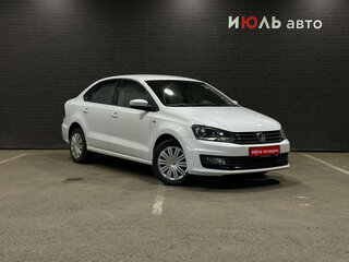 2018 Volkswagen Polo V Рестайлинг, белый, 1180000 рублей, вид 3