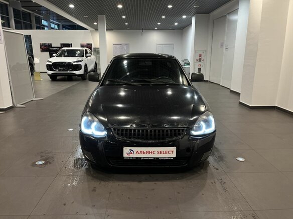 2008 Lada (ВАЗ) Priora I, чёрный - вид 7