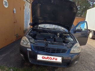 2008 Lada (ВАЗ) Priora I, чёрный, 185000 рублей, вид 1