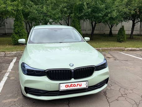 2019 BMW 6 серии Gran Turismo 620d xDrive IV (G32), синий, 3750000 рублей, вид 3