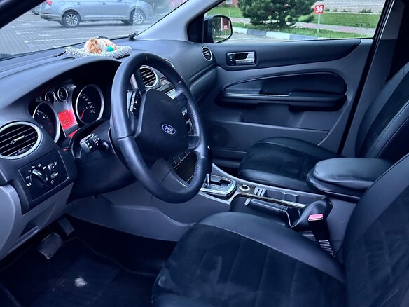2008 Ford Focus II Рестайлинг, чёрный, 680000 рублей - вид 8