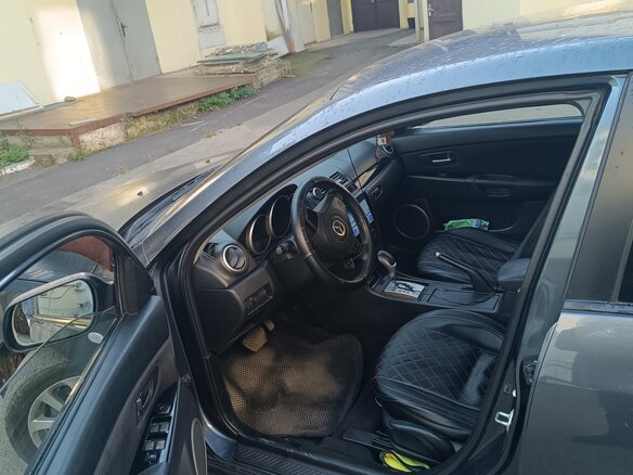 2008 Mazda 3 I (BK) Рестайлинг, серый - вид 6