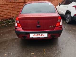 2006 Renault Symbol I Рестайлинг, красный, 270000 рублей, вид 4