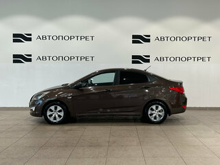 2016 Hyundai Solaris I Рестайлинг, коричневый, 509000 рублей, вид 2
