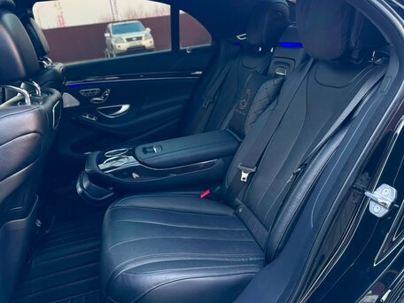 2019 Mercedes-Benz S-Класс 450 Long VI (W222, C217) Рестайлинг, чёрный, 5000000 рублей, вид 4