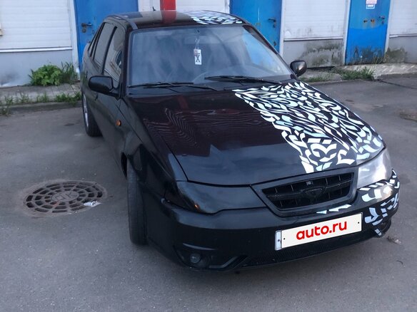 2008 Daewoo Nexia I Рестайлинг, чёрный, 100000 рублей