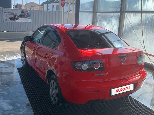 2008 Mazda 3 I (BK) Рестайлинг, красный - вид 5