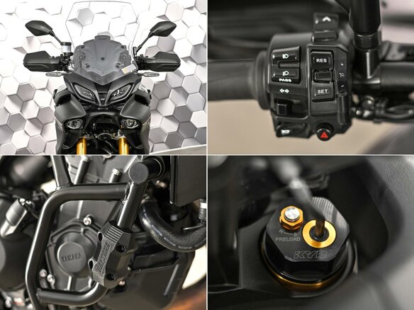 2023 Yamaha Tracer 9, чёрный, 1499000 рублей - вид 9