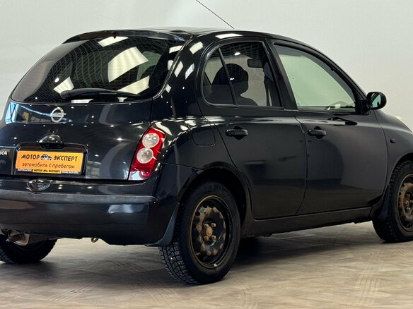 2007 Nissan Micra III (K12), чёрный - вид 3