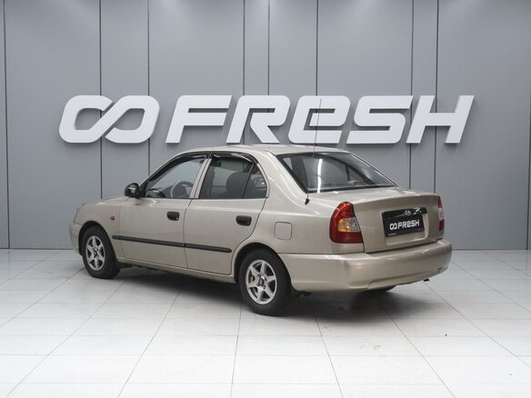 2005 Hyundai Accent II Рестайлинг, жёлтый, 399000 рублей - вид 1
