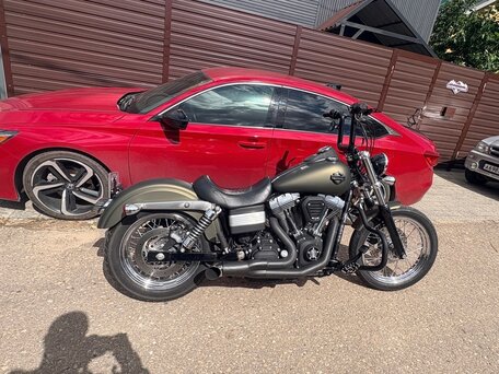 2007 Harley-Davidson Dyna Super Glide, зелёный, 800000 рублей, вид 1