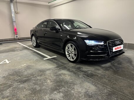2015 Audi A7 I (4G) Рестайлинг, чёрный, 3270000 рублей, вид 3