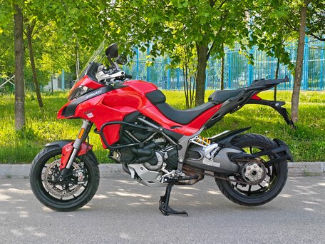 2018 Ducati Multistrada 1260, пурпурный, 1500000 рублей, вид 3