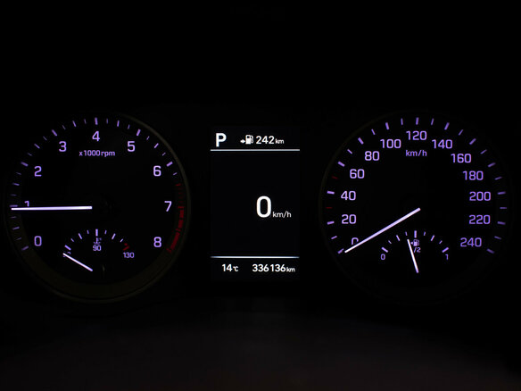 2018 Hyundai Tucson III Рестайлинг, синий, 1549000 рублей - вид 11