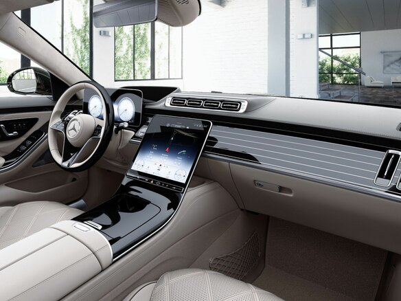 2026 Mercedes-Benz S-Класс 580 4MATIC VII (W223), серый - вид 9
