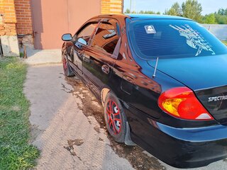 2006 Kia Spectra I Рестайлинг 2, чёрный, 210000 рублей, вид 5