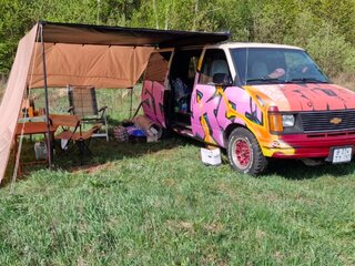 1992 Chevrolet Astro I, пурпурный, 550000 рублей, вид 3