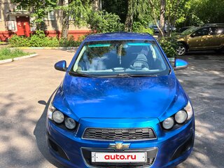 2012 Chevrolet Aveo II, синий, 500000 рублей, вид 2