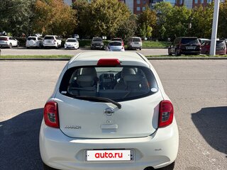 2013 Nissan March IV (K13) Рестайлинг, белый, 495000 рублей, вид 4