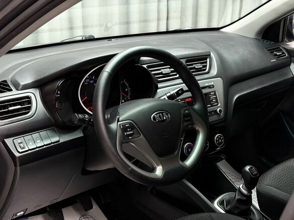 2016 Kia Rio III Рестайлинг, серый, 999000 рублей - вид 7