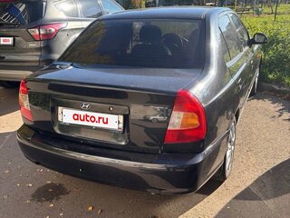 2007 Hyundai Accent ТагАЗ II, чёрный, 300000 рублей, вид 4