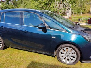 2016 Opel Zafira C Рестайлинг, зелёный, 1540000 рублей, вид 4