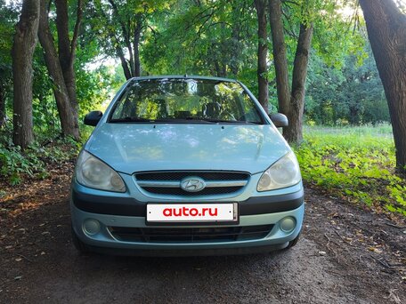 2007 Hyundai Getz I Рестайлинг, голубой, 320000 рублей, вид 4