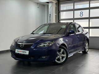 2006 Mazda 3 I (BK) Рестайлинг, синий, 299000 рублей, вид 1
