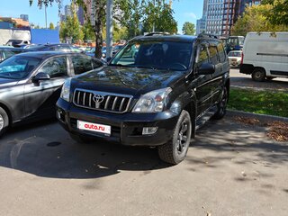 2008 Toyota Land Cruiser Prado 5-speed 120 Series Рестайлинг, чёрный, 1450000 рублей, вид 1