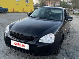 2008 Lada (ВАЗ) Priora I, чёрный, 230000 рублей, вид 1