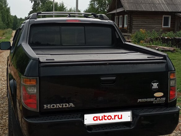 2007 Honda Ridgeline I, чёрный - вид 4