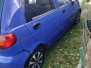 2008 Daewoo Matiz I Рестайлинг, синий, 110000 рублей, вид 3
