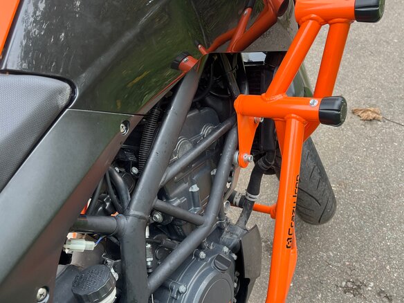 2012 KTM 200 Duke, оранжевый, 255000 рублей - вид 5