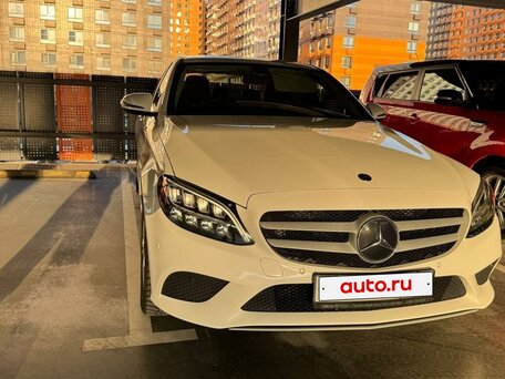 2019 Mercedes-Benz C-Класс 200 IV (W205) Рестайлинг, белый, 2820000 рублей, вид 1